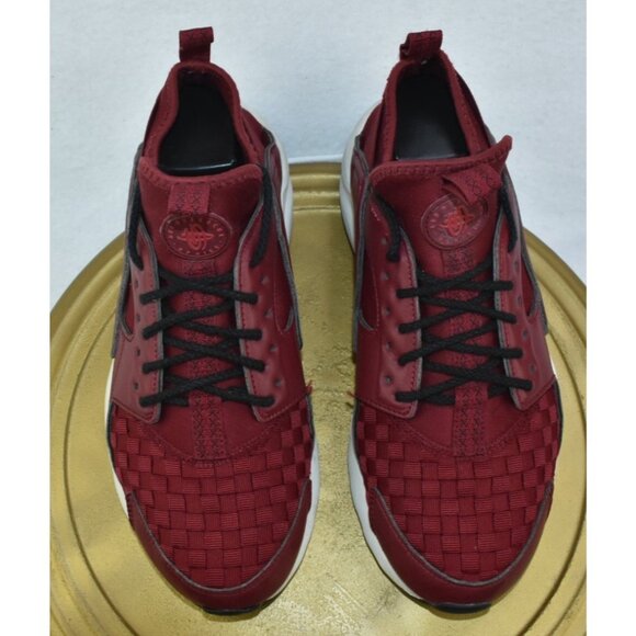 Nike Air Huarache Run Ultra Mens Shoes Size 9.5 Team Red Gym Sail Sneakers - Picture 6 of 10